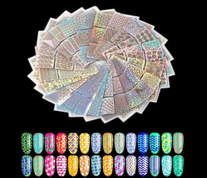 Nail Art Kits 61218 Sheet Irregular Hollow Out Sticker DIY Tip Transfer Stickers Accessories French Tips Stamping Manicure Tools9573554