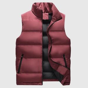 Gilet da uomo Moda Giacca da uomo Gilet senza maniche Primavera Gilet termico morbido Cappotti casual Gilet da uomo in cotone maschile Gilet addensato 231102