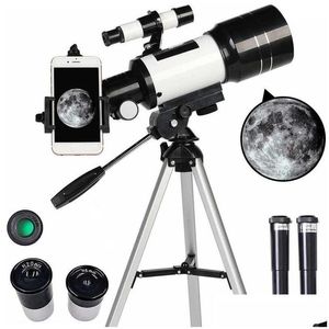 Teleskope Teleskop Binocars Visionking Refraction Astronomical mit tragbarem Stativ Sky Monocar Telescopio Space Observation Scope Dhhwc