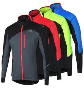 Profesyonel Erkek Rüzgar Geçirmez Polar Düzenli Bisiklet Ceket Nefes Alabilir Bisiklet Bisiklet Dış Giyim Sporları Çalışma Jogging Coat9679054