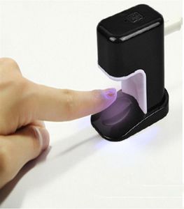 Ny uppsättning 3W mini nagellampa för enkelfingersljus USB -nagellampa UV LED -gel nagellack bakning ljus bärbar257t9944862