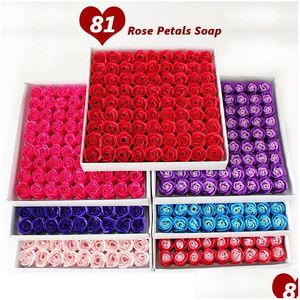 Высушенные цветы 81 PCS SOAP ROSE