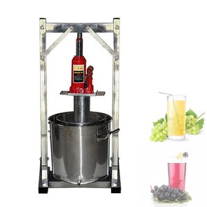 Manuel Meyve Suyu Paslanmaz Çelik El Şarap Presleme Sınırlama Suyu Üzüm Pres Makinesi