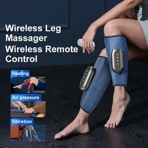 Foot Massager Electric Pressotherapy Calf With Heating Charging Vibration Kneading Compression For Pain Relief And Leg Machine 231102