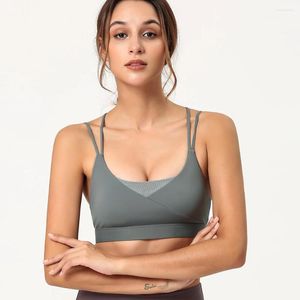 Yoga Outfit Selling Quick Dry Training & Jogging Wear Athletic Stretch Vendors For Tracksuits Top Deep V Neck Sports Bra
