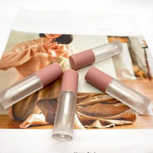 Aufbewahrungsflaschen Runde Lotus Root Pink Lip Glaze Tube Leere Gloss Dispenser Flasche Kosmetikverpackung Lipgloss Tubes