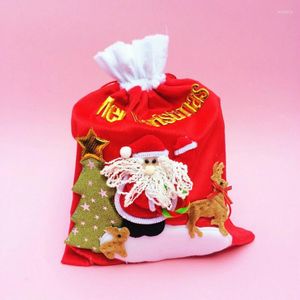 Christmas Decorations High Quality Gifts Bags Flannel Three-dimensional Candy Bag Decoration For Home 5ZHH146