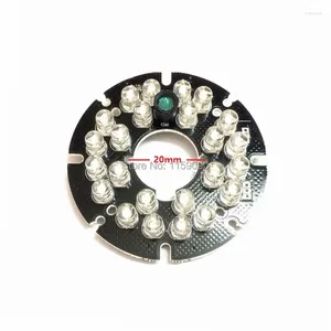LED'ler 5mm Kızılötesi 90 Derece Ampuller 850nm 24LES IR IR Board Aydınlatıcı CCTV Kamera
