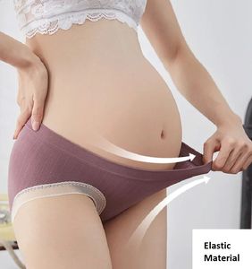 Annelik, 3pcs Pamuk Düşük Bel Giysileri Panties Premama iç çamaşırı giyim yumuşak hamile kadınlar şort hamilelik brifingleri 231102