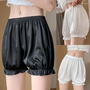 Женские шорты Summer Bloomers Трусисты Женщины Сексуальные Руллы короткие брюки свободны для безопасности на дому, прохладное прохладное тыква, лолита нижнее белье