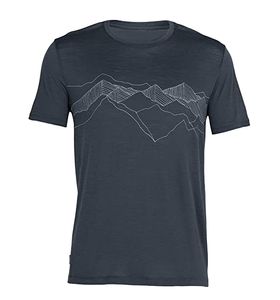 Camisetas masculinas 100% Merino Wool T-shirt Men's Short Slave Graphic Tee Crew Premium Merino Wool Underwear