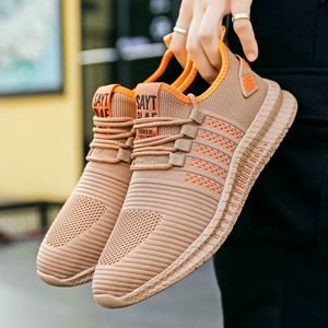 Gai klänning Big size sneakers skor för män mesh lätt andningsbar springa manliga skor mjukt enda snörning bekväm tenis masculino 230403