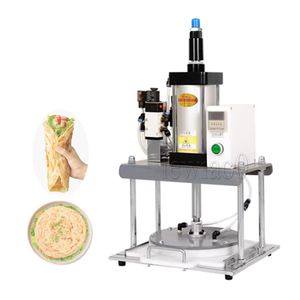 Prensa automática para massa de pizza, máquina comercial pneumática para achatar panquecas e bolos