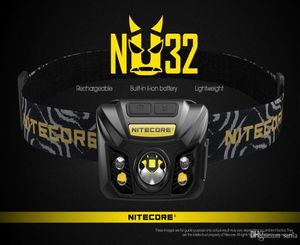 NITECORE Strålkastare Nu32 XP-G3 S3 LED 550 Lumens High Performance laddningsbar strålkastare inbyggd Li-ion Battery5425981