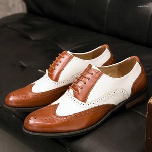 SURES BUTS VINTAGE MĘŻCZYZNY BROGUL STYL BRIGIL STYLING BIZNES BIZNES WIOSNA/Autumn Oxfords Men Wedding