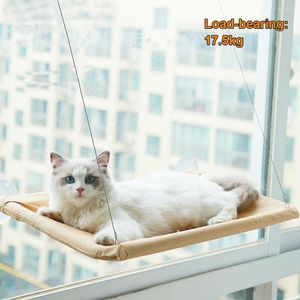 猫のベッドハンギングベッドの窓ハンモック快適で耐久性のある耐久性のある17.5kgのマットシェルフシートペット用品