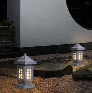 Utomhuslampa Vattentät trädgårdslandskap Park Creative Villa Courtyard Imitation Stone Column Lawn