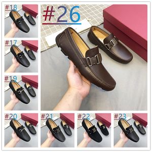 26 Model Luxury Men's Formal Shoes Casual Leather Loafers Party Wedding Men Dress Shoes Fashion Autumn Plaid Oxford
