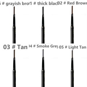 Eyebrow Pencil Double Head Automatic Rotation Triangle Eyebrow Pencil Natural Fiber Eyebrow Holding Makeup, Healthy Beauty Waterproof