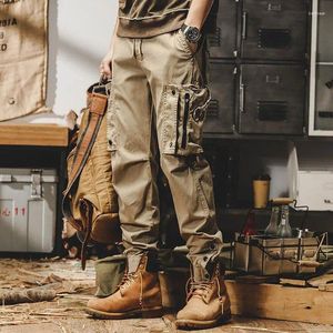 Erkekler Gargo Askeri Erkek Moda Gevşek Bol Taktik Pantolon Erkekler İçin Günlük Çok Paketler Erkeklik Erkek Artı Boyut