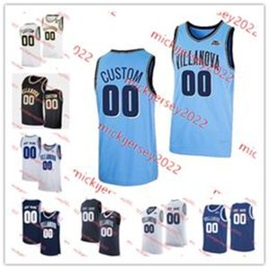 Tyler Burton Villanova Wildcats Maglia da basket 0 TJ Bamba 10 J.Dumont 13 Hakim Hart 14 Lance Ware Villanova Maglie Custom Stitched Mens Youth