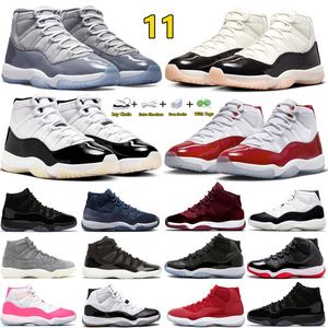 11 11s erkek Basketbol Ayakkabıları Sneaker Kiraz Serin Gri Saf Menekşe Narenciye Efsanesi Gama Mavisi Bred Cap Elbisesi Concord Spor Salonu Kırmızı Barons Donanma Spor Sneakers