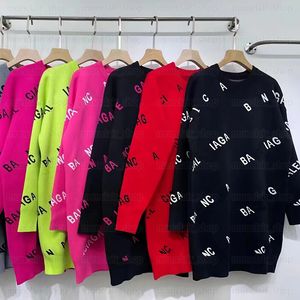 Designer sweater y2k sweater Men women Autumn and winter new round neck sweater letter logo jacquard casual loose sweater