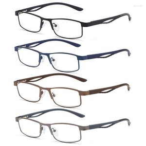 Óculos de sol Rbenn 4 Pack Anti -Blue Light Reading Glasses Men Mulheres Ultralight Small Size Computer Reader EyeGlasses 0,50 0,75 1,50 1,75 2.0