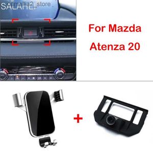 Uchwyt samochodu samochodowy uchwyt telefonu komórkowego dla Mazdy 6 Atenza 2020 Dashboard Air Vent Mocting Smart Phone Smart Flacket Stand CLIP AKCESORIA Q231104