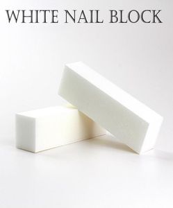 Good Quality Whole White Buffing Sanding Files Block Pedicure Manicure Care Nail File Buffer for Salon 9309588