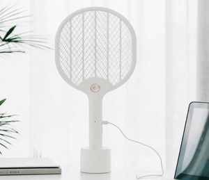 Xiaomi Youpin JJ Electric Mosquito Swatter Rechargeable LED Electric Insect Bug Fly Mosquito Dispeller Killer Racket 3Layer Net8660279