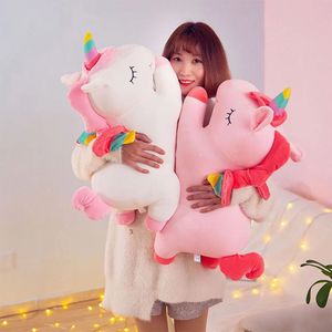 Plüschpuppen Kawaii Pferd 30 40 cm weiche gefüllte umarmbare Tierbegleitung Spielzeug Kinder Mädchen Geburtstagsgeschenke 231110