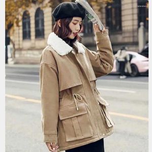 Trench da donna addensare cappotto caldo di velluto per le donne inverno neve indossare soprabito berbero in pile Femme giacca termica Abrigo Mujer