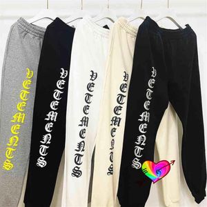 2022 calças vetements das mulheres dos homens 11 de alta qualidade gótico anarquia marca espuma impressão vetements calças terry vtm sweatpants g1217319a