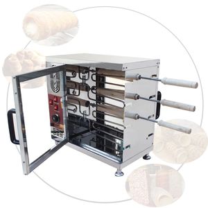 3000W Macchine per il Pane Tostapane Elettrico Rotante Automatico Cuocere la Torta Rotolo Bagel Ungherese Camino Rullo Macchina per il Pane in Vendita