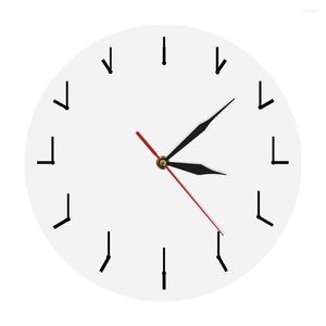 壁の時計1ピースシンプルな針モダンアクリルクロック冗長丸い装飾ウォッチホームデコアコンテンポラリーアート