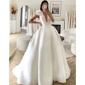 Boho Donne Da Sposa Con Scollo A V In Pizzo Floreale Ricevimento Della Sposa Tailleur Pantalone Da Sposa Vestido De Noiva Robe de Mariee Personalizzato 2024