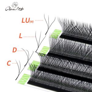 Ferramentas de maquiagem Glamlash W Shape Bloom 3D Fãs de volume pré -fabricados Extensões de cílios CDLLUM LUZ SOFT LUZ INDIVIDADE A YY CHASHOS COMPLETOS 230403