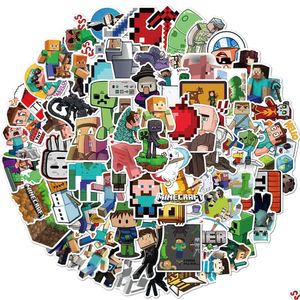 Cell Phone Skins Stickers 100Pcs Mixed Skateboard Sticker Adventure My World For Car Laptop Pad Bicycle Motorcycle Ps4 Lage Fridge Dhx7W