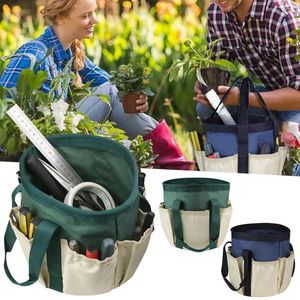 Alışveriş çantaları kombinasyon seti açık bez bahçe alet çantası çocuklar donanım bahçecilik budama tote