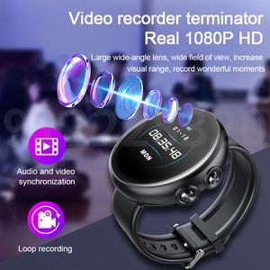 Digital Voice Recorder Mini-Uhr-Kamera HD 1080P Trinkbarer Outdoor-Sicherheitsmonitor Sports Cam Watch Time Video-Camcorder 230403