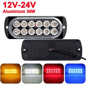 2pcs Led Warning Light Cheap Grille Emergency Lamp Lightbar Truck Car Beacon Lamp Amber Traffic Light 12V 24V Car Light Lighting