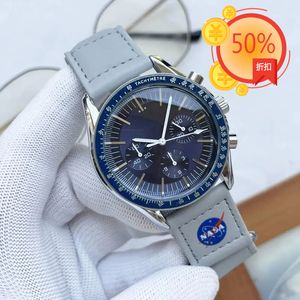 Bioceramic Planet Moon Mens Mens Omegas смотрит на полную функцию Quarz Chronograph Watch Mission to Mercury 42 -мм роскошные часы Limited Edition Master