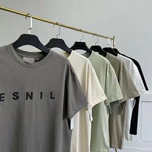 Tasarımcı SİS Pamuk Yaz Erkek T-shirt Moda En Kaliteli Streetwear Gevşek ekip boyun Kısa Kollu Erkek Kadın Tees