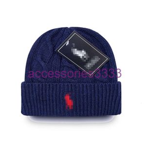 2023 Neuer Luxusdesigner Polo Beanie Unisex Herbst Winter Beanies Strickhut für Männer und Frauen Hüte Klassische Sportschädel Caps Ladies Casual Outdoor Warm Cap P-9