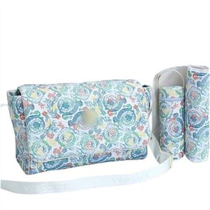 Baby designer 3 in uno borse per pannolini moda borse per neonati pannolini per maternità borse di design di lusso tela stampata in pelle lettera plaid borse da viaggio impermeabili A0011