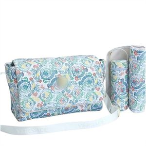 Designer de bebê 3 em um sacos de fraldas moda bebês sacos maternidade fraldas bolsas de grife de luxo lona impressão carta xadrez sacos de viagem à prova d'água A0011