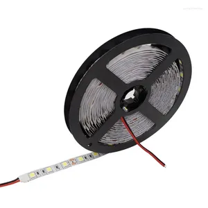 Şeritler 5m LED şerit SMD çip ışığı DC 12V Beyaz Sıcak Soğuk RGB 60LEDS/M IP65 Su Geçirmez IP20 LAMBA DEĞİL