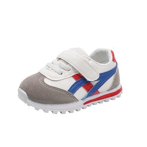 Athletic Outdoor Autumn Baby Boys Girls Sneakers Mesh Oddychające lekkie miękkie, płaskie buty dla dzieci biegnących w tenisa 15-30 W0329