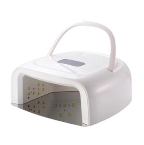 60W uppladdningsbar nagellampa Trådlös gelpolska UV Cure Light Professional Nail Dryer Cordless Nail UV LED -lampa 2206283037001